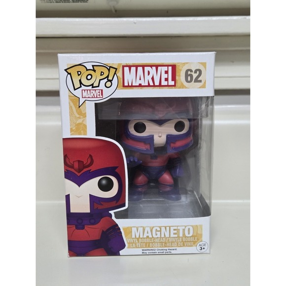 Funko Other - Funko POP Vinyl Marvel Magneto 62 X-Men Bobble-Head Figure